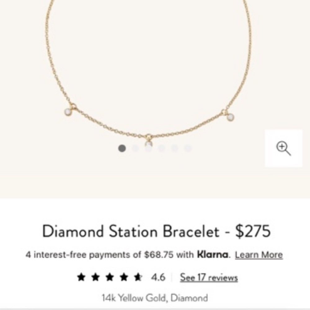 MEJURI DIAMOND STATION BRACELET
